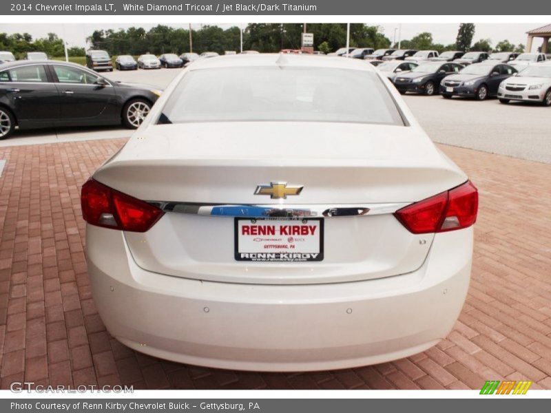 White Diamond Tricoat / Jet Black/Dark Titanium 2014 Chevrolet Impala LT