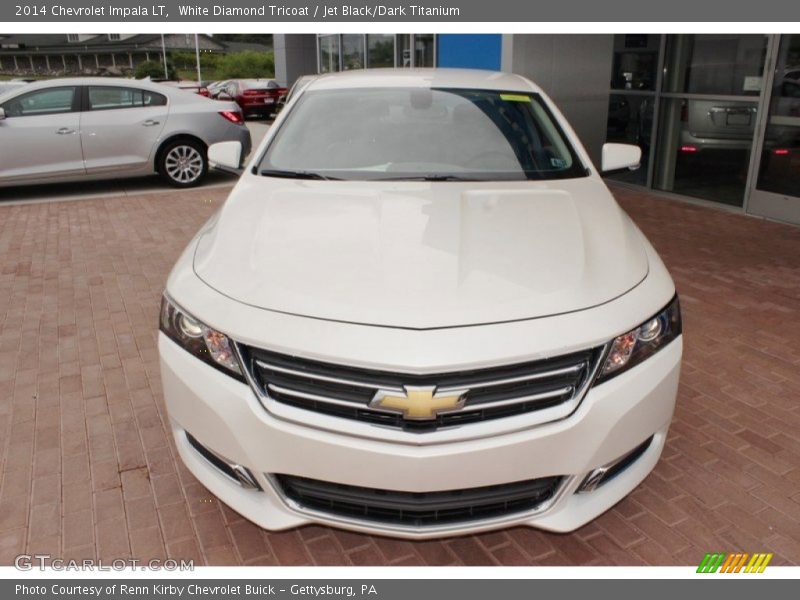 White Diamond Tricoat / Jet Black/Dark Titanium 2014 Chevrolet Impala LT
