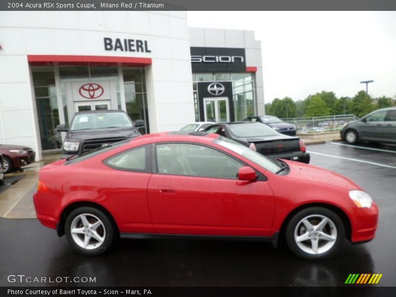 Milano Red / Titanium 2004 Acura RSX Sports Coupe