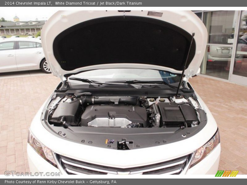 White Diamond Tricoat / Jet Black/Dark Titanium 2014 Chevrolet Impala LT