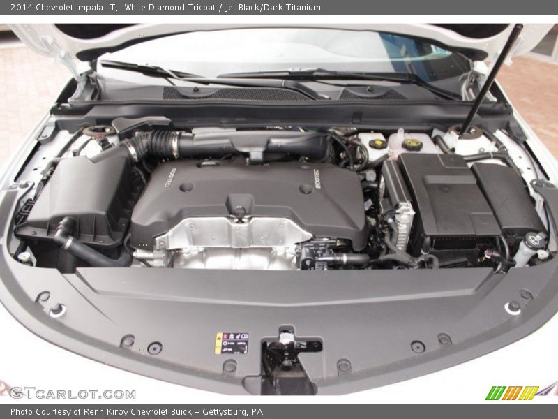 White Diamond Tricoat / Jet Black/Dark Titanium 2014 Chevrolet Impala LT
