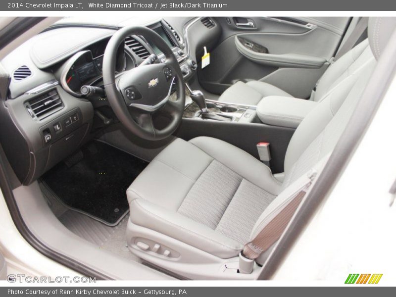 White Diamond Tricoat / Jet Black/Dark Titanium 2014 Chevrolet Impala LT