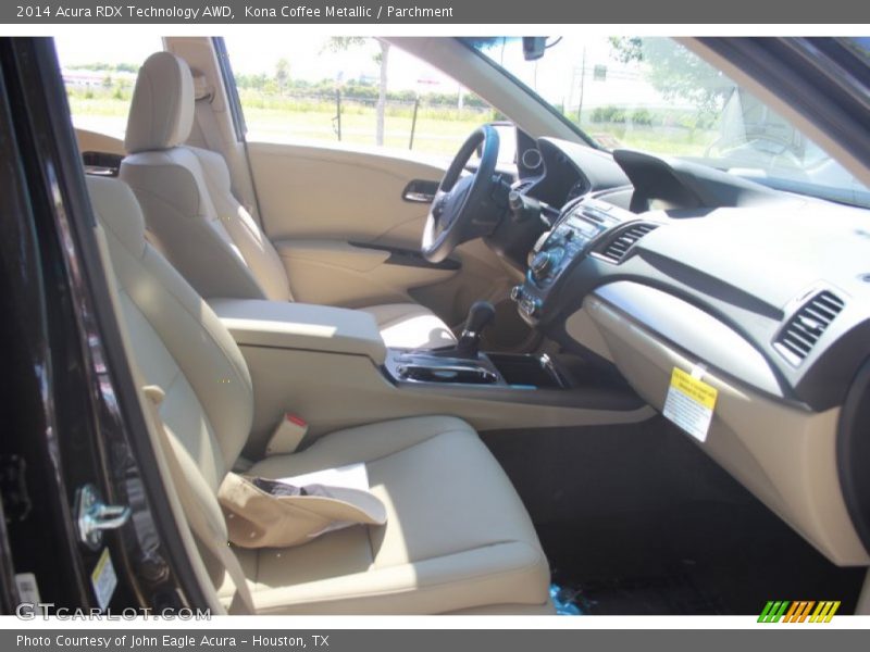 Kona Coffee Metallic / Parchment 2014 Acura RDX Technology AWD