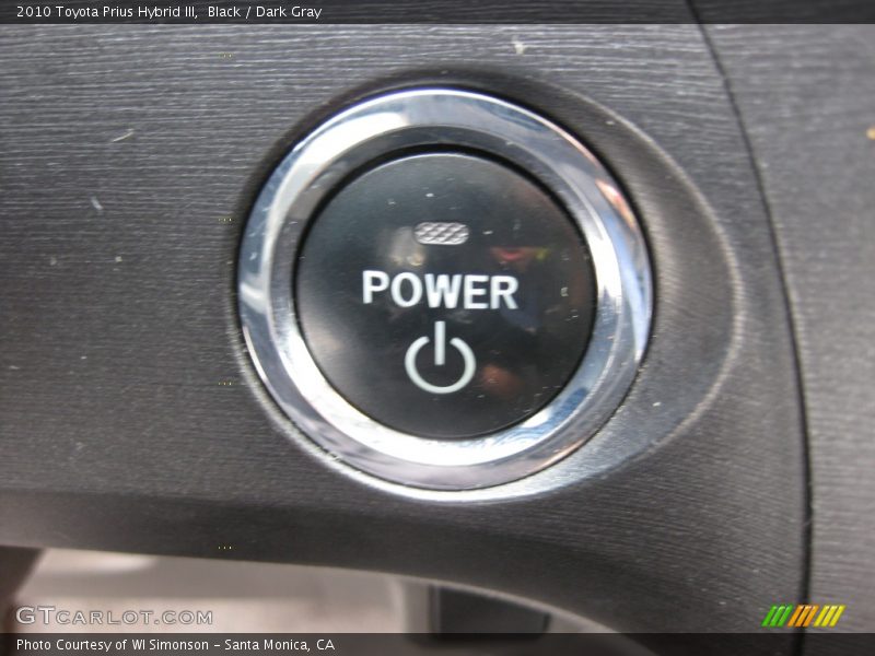 Black / Dark Gray 2010 Toyota Prius Hybrid III