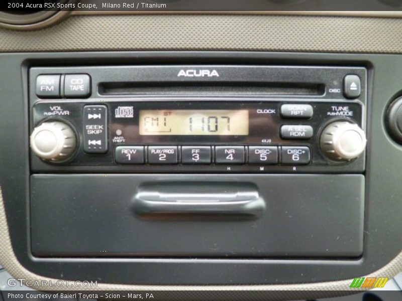 Audio System of 2004 RSX Sports Coupe