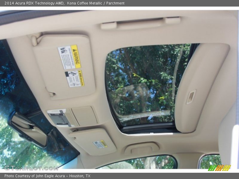 Kona Coffee Metallic / Parchment 2014 Acura RDX Technology AWD