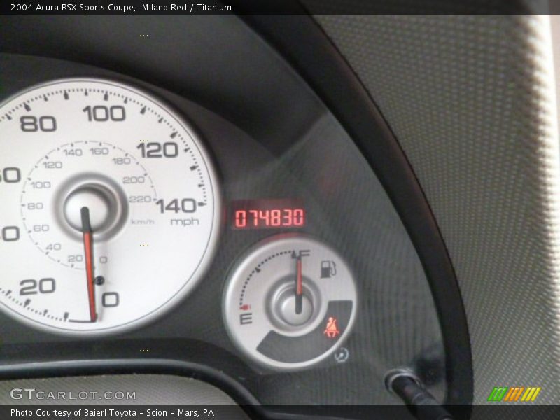 Milano Red / Titanium 2004 Acura RSX Sports Coupe