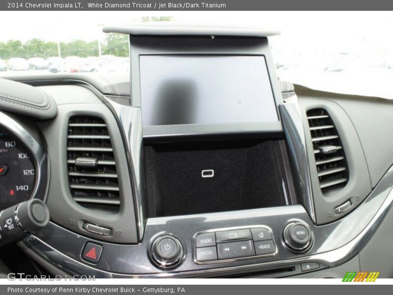 White Diamond Tricoat / Jet Black/Dark Titanium 2014 Chevrolet Impala LT