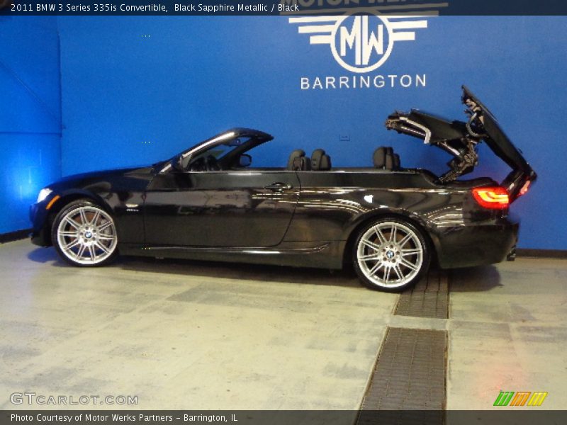 Black Sapphire Metallic / Black 2011 BMW 3 Series 335is Convertible