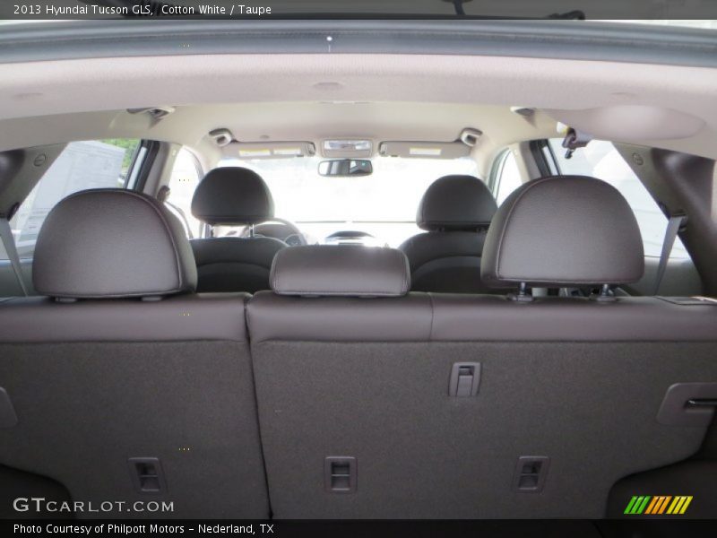 Cotton White / Taupe 2013 Hyundai Tucson GLS