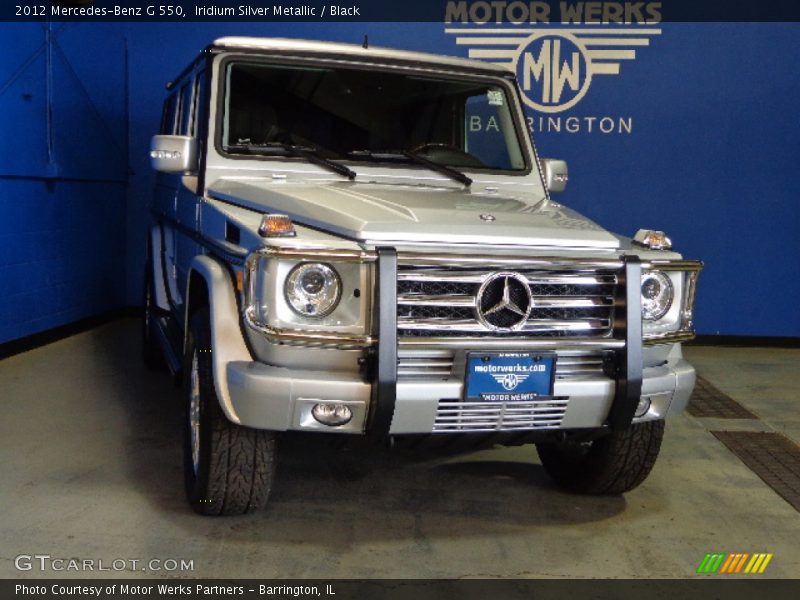 Iridium Silver Metallic / Black 2012 Mercedes-Benz G 550