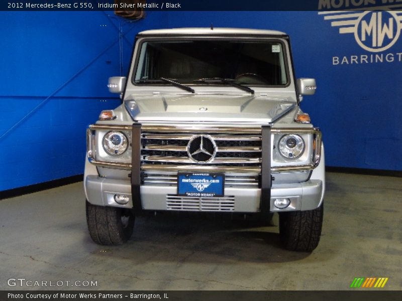 Iridium Silver Metallic / Black 2012 Mercedes-Benz G 550