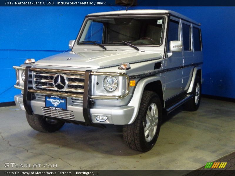 Iridium Silver Metallic / Black 2012 Mercedes-Benz G 550