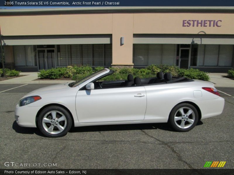Arctic Frost Pearl / Charcoal 2006 Toyota Solara SE V6 Convertible