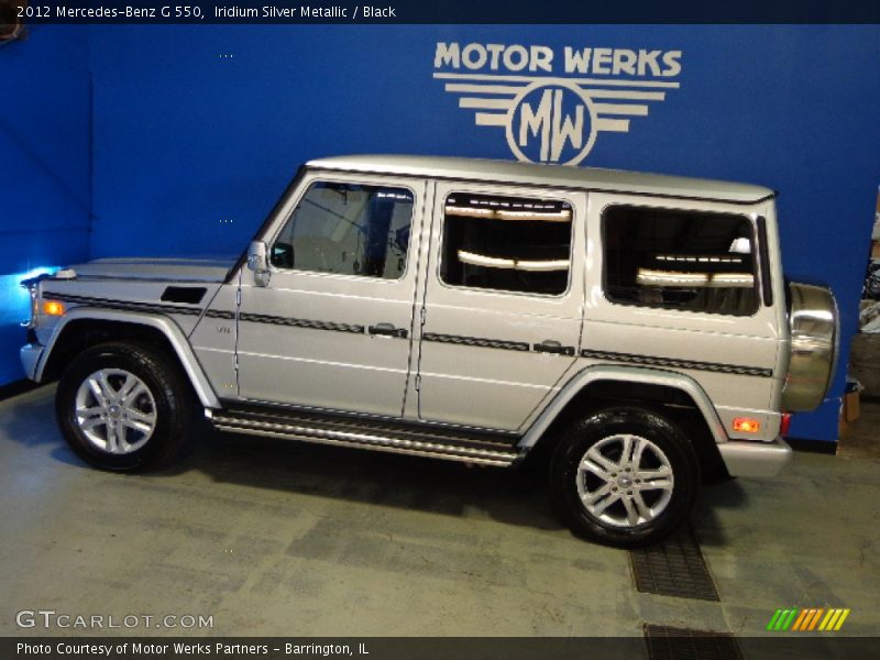 Iridium Silver Metallic / Black 2012 Mercedes-Benz G 550