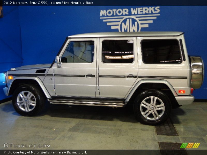 Iridium Silver Metallic / Black 2012 Mercedes-Benz G 550