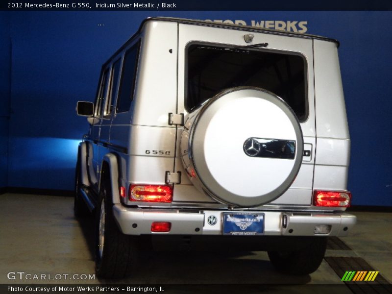 Iridium Silver Metallic / Black 2012 Mercedes-Benz G 550