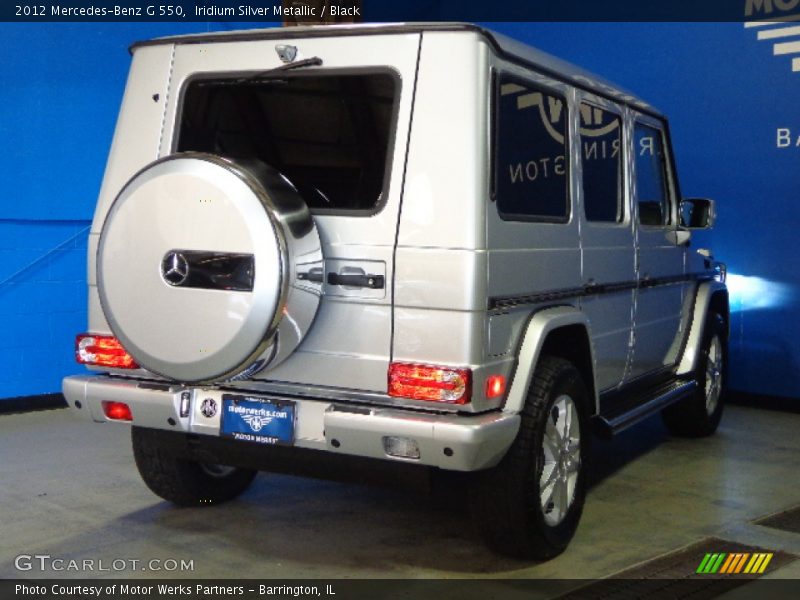 Iridium Silver Metallic / Black 2012 Mercedes-Benz G 550