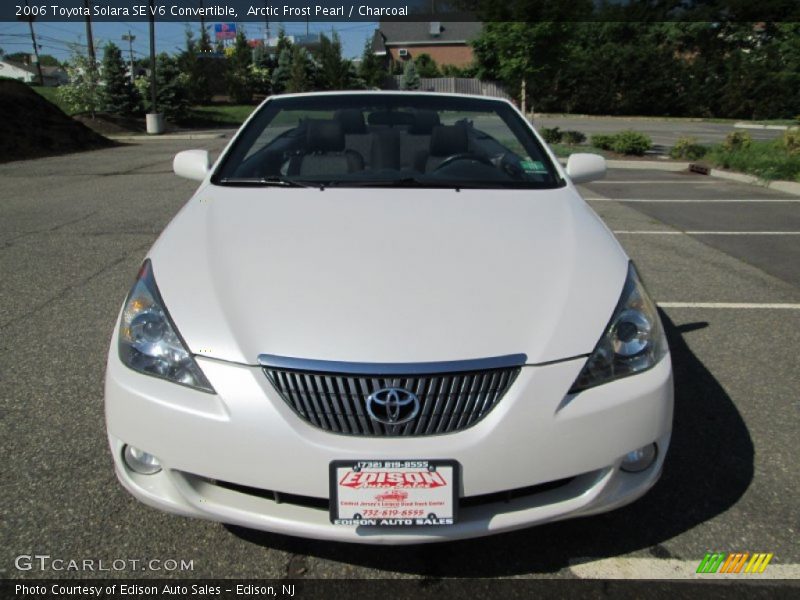 Arctic Frost Pearl / Charcoal 2006 Toyota Solara SE V6 Convertible