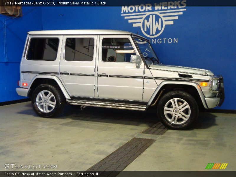 Iridium Silver Metallic / Black 2012 Mercedes-Benz G 550