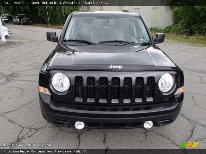 Brilliant Black Crystal Pearl / Dark Slate Gray 2011 Jeep Patriot Sport
