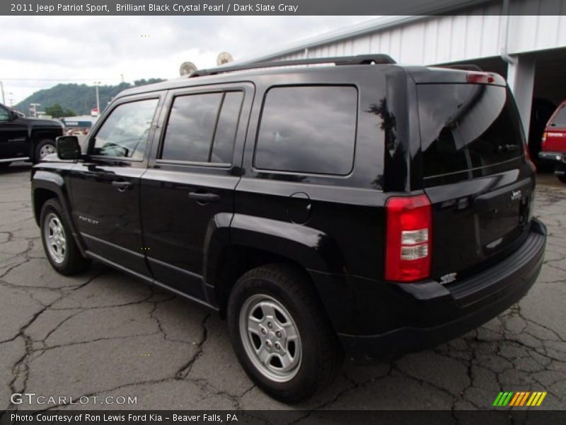 Brilliant Black Crystal Pearl / Dark Slate Gray 2011 Jeep Patriot Sport