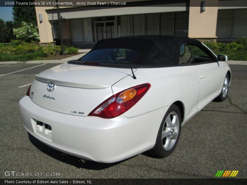 Arctic Frost Pearl / Charcoal 2006 Toyota Solara SE V6 Convertible