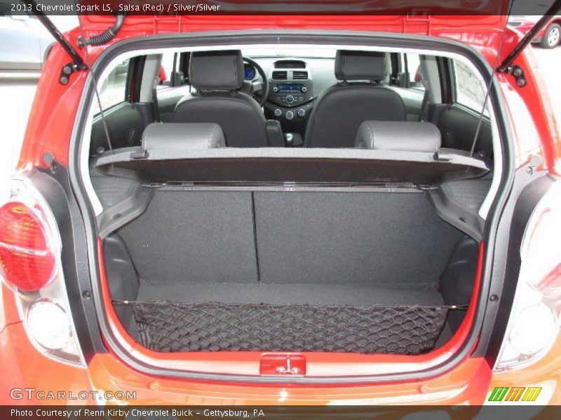 Salsa (Red) / Silver/Silver 2013 Chevrolet Spark LS