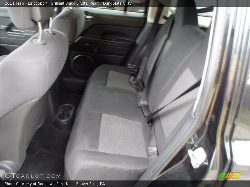 Brilliant Black Crystal Pearl / Dark Slate Gray 2011 Jeep Patriot Sport