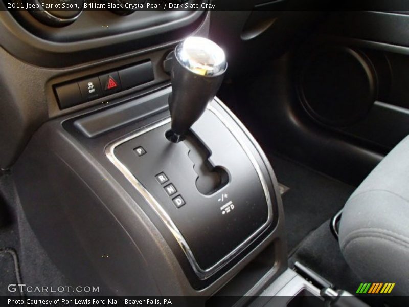 Brilliant Black Crystal Pearl / Dark Slate Gray 2011 Jeep Patriot Sport
