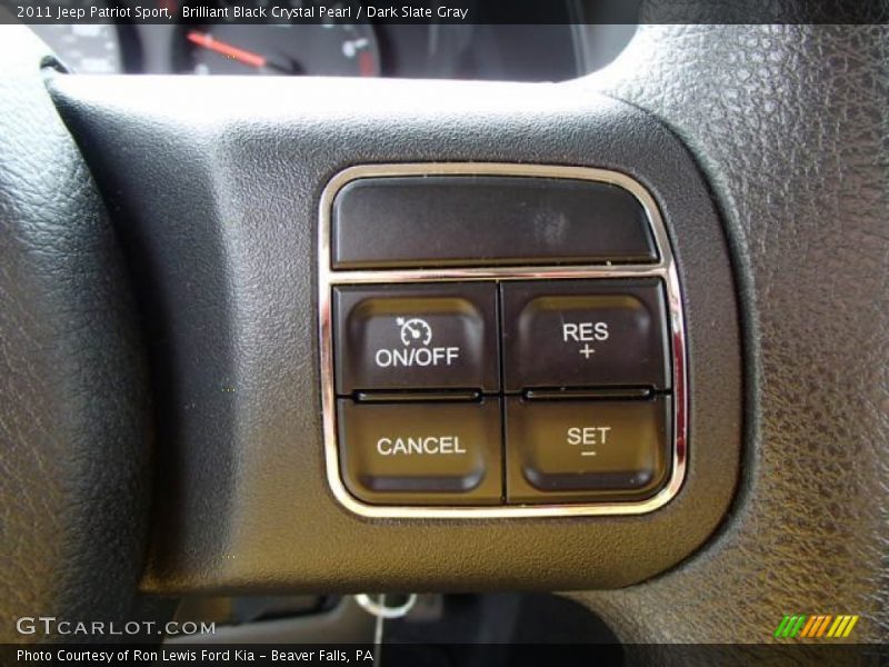 Brilliant Black Crystal Pearl / Dark Slate Gray 2011 Jeep Patriot Sport