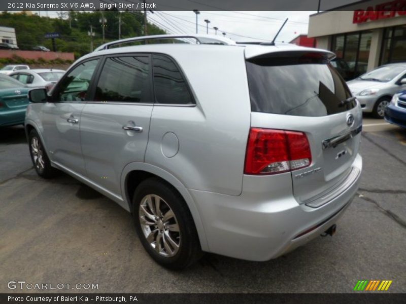 Bright Silver / Black 2012 Kia Sorento SX V6 AWD