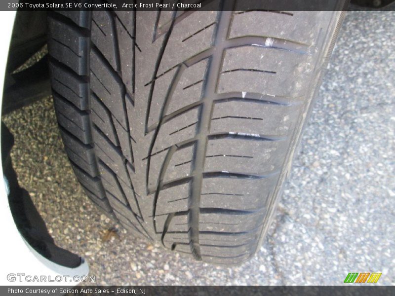 Arctic Frost Pearl / Charcoal 2006 Toyota Solara SE V6 Convertible