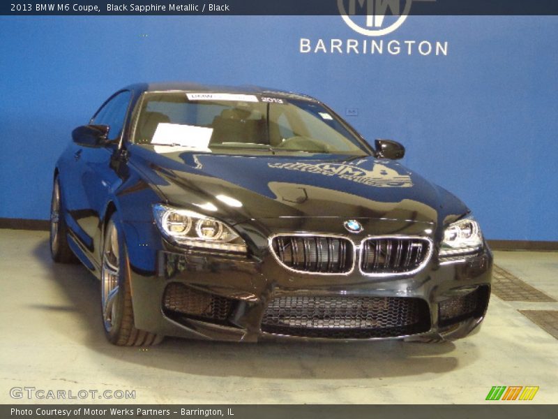 Black Sapphire Metallic / Black 2013 BMW M6 Coupe