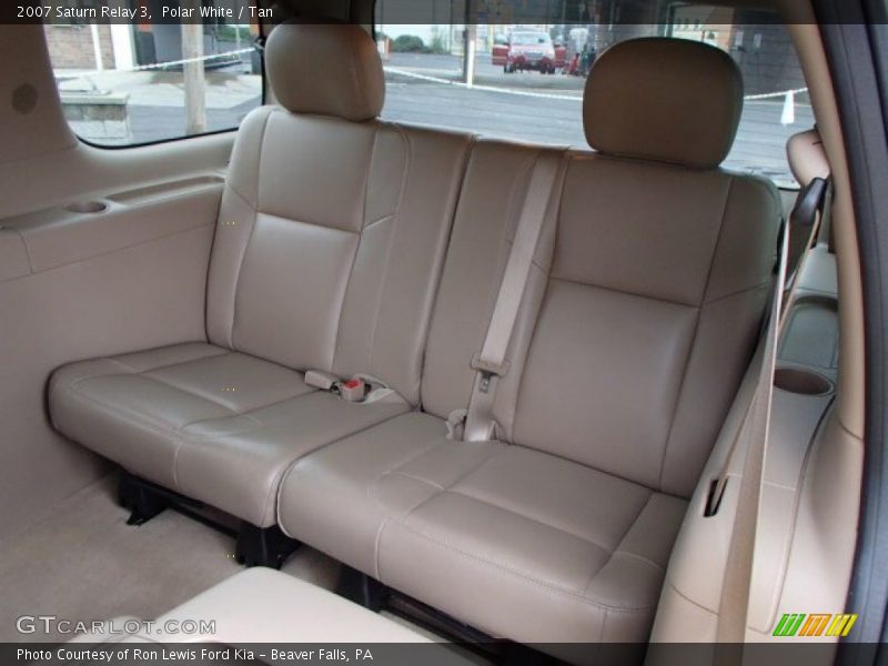 Polar White / Tan 2007 Saturn Relay 3