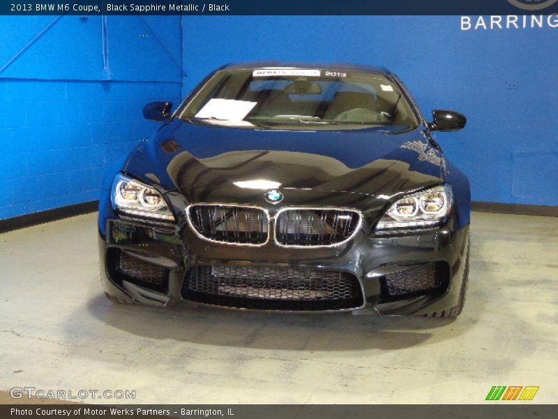 Black Sapphire Metallic / Black 2013 BMW M6 Coupe