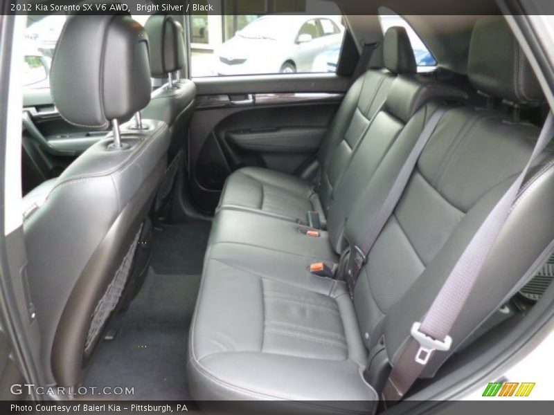 Rear Seat of 2012 Sorento SX V6 AWD