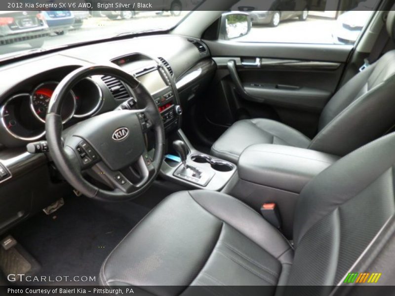 Black Interior - 2012 Sorento SX V6 AWD 