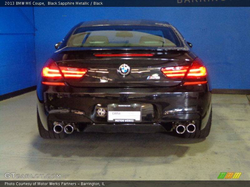 Black Sapphire Metallic / Black 2013 BMW M6 Coupe