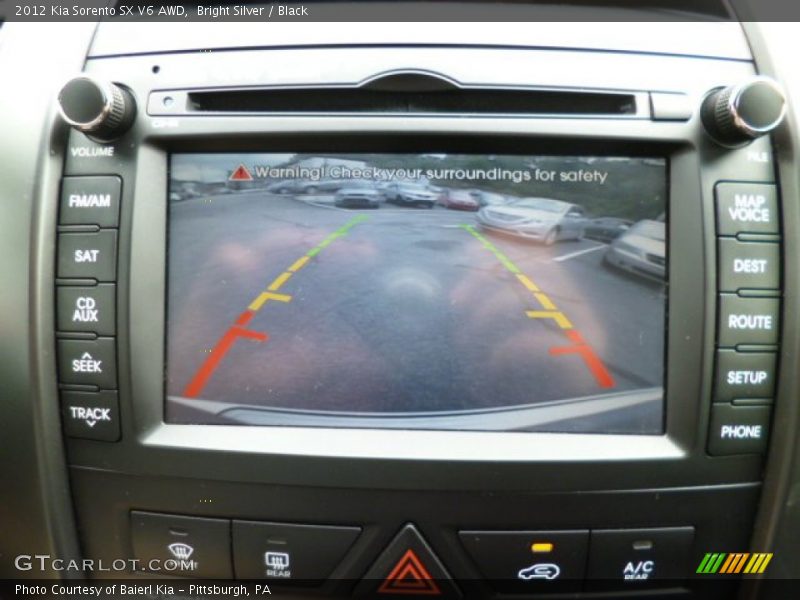 Bright Silver / Black 2012 Kia Sorento SX V6 AWD