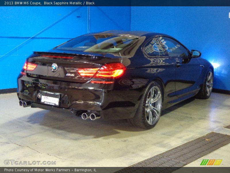 Black Sapphire Metallic / Black 2013 BMW M6 Coupe