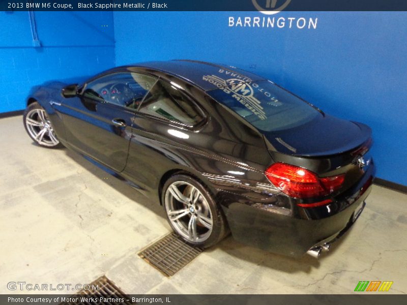 Black Sapphire Metallic / Black 2013 BMW M6 Coupe