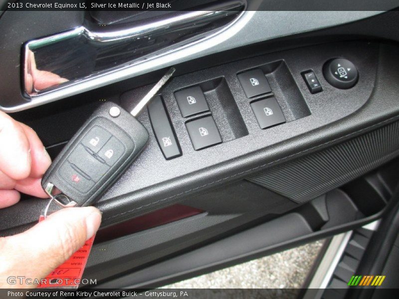 Silver Ice Metallic / Jet Black 2013 Chevrolet Equinox LS