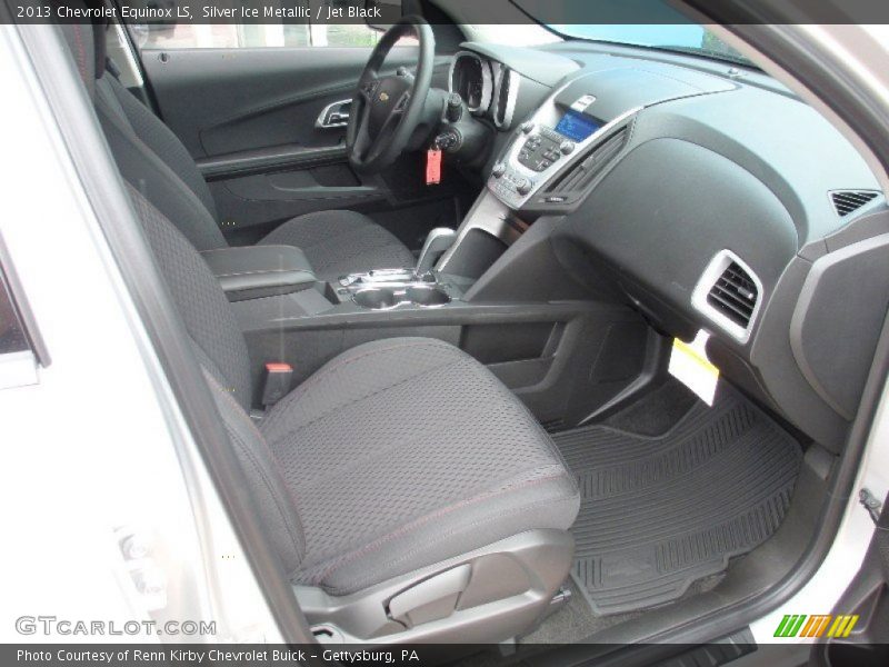 Silver Ice Metallic / Jet Black 2013 Chevrolet Equinox LS