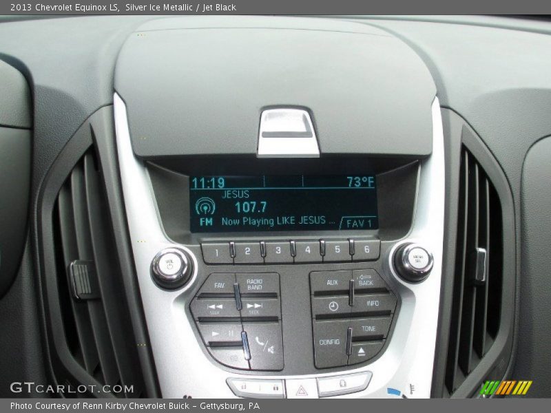 Silver Ice Metallic / Jet Black 2013 Chevrolet Equinox LS