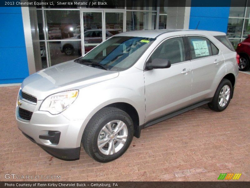 Silver Ice Metallic / Jet Black 2013 Chevrolet Equinox LS