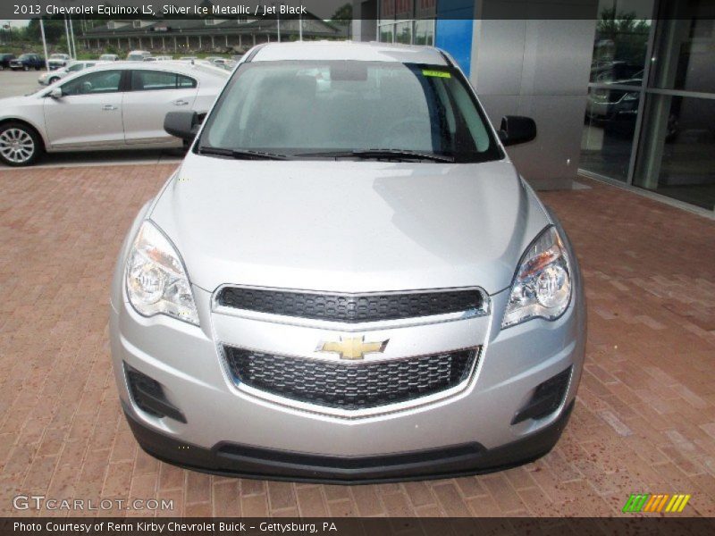 Silver Ice Metallic / Jet Black 2013 Chevrolet Equinox LS