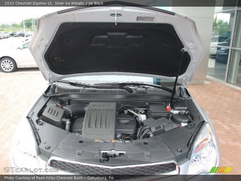 Silver Ice Metallic / Jet Black 2013 Chevrolet Equinox LS