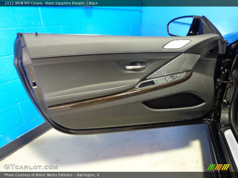 Black Sapphire Metallic / Black 2013 BMW M6 Coupe