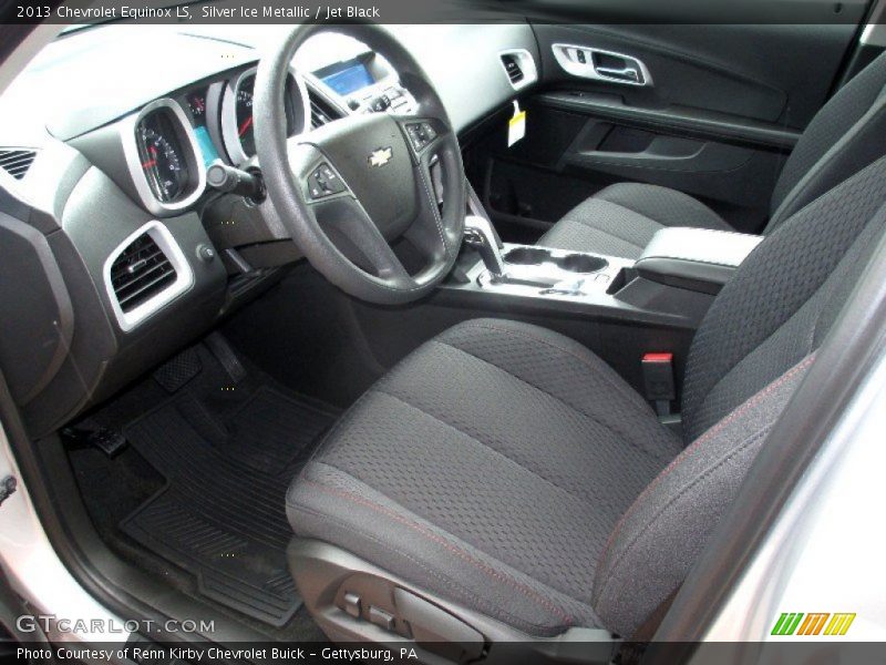 Silver Ice Metallic / Jet Black 2013 Chevrolet Equinox LS